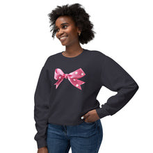 Load image into Gallery viewer, Oversized Bow Crewneck Sweatshirt