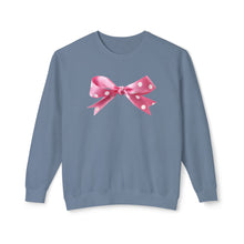 Load image into Gallery viewer, Oversized Bow Crewneck Sweatshirt