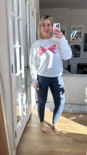 Load image into Gallery viewer, Oversized Bow Crewneck Sweatshirt