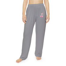Load image into Gallery viewer, Cherry Bow Pajama Pants in Grey