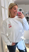 Load image into Gallery viewer, Cherry Bow Lightweight Crewneck Sweatshirt
