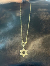Load image into Gallery viewer, Star of David Charm Necklace
