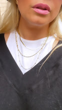 Load image into Gallery viewer, Triple Layer Necklace Set