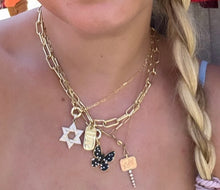 Load image into Gallery viewer, Star of David Charm Necklace
