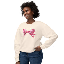 Load image into Gallery viewer, Oversized Bow Crewneck Sweatshirt
