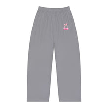 Load image into Gallery viewer, Cherry Bow Pajama Pants in Grey
