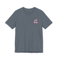 Load image into Gallery viewer, Cherry Bow Short Sleeve Tee
