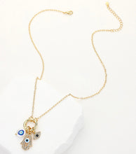 Load image into Gallery viewer, Evil Eye 🧿 Charm Necklace
