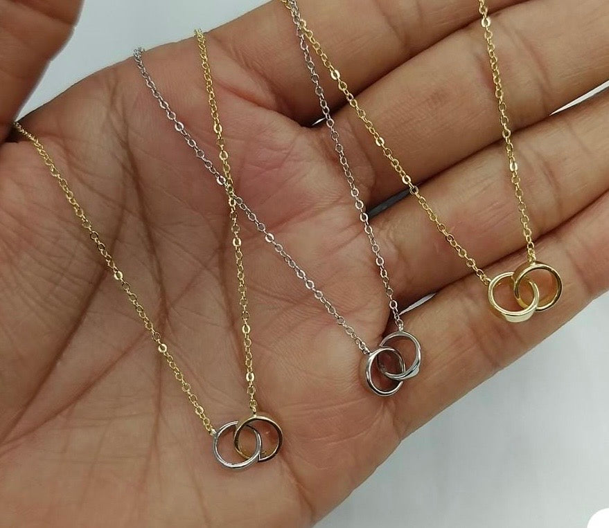 Linked Ring Necklace