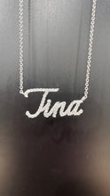 Load image into Gallery viewer, 14K Nameplate with Diamonds

