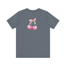 Load image into Gallery viewer, Cherry Bow Short Sleeve Tee
