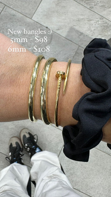 5mm Gold Bangle