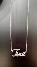 Load image into Gallery viewer, 14K Nameplate with Diamonds
