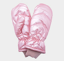 Load image into Gallery viewer, Shiny puffer mittens!
