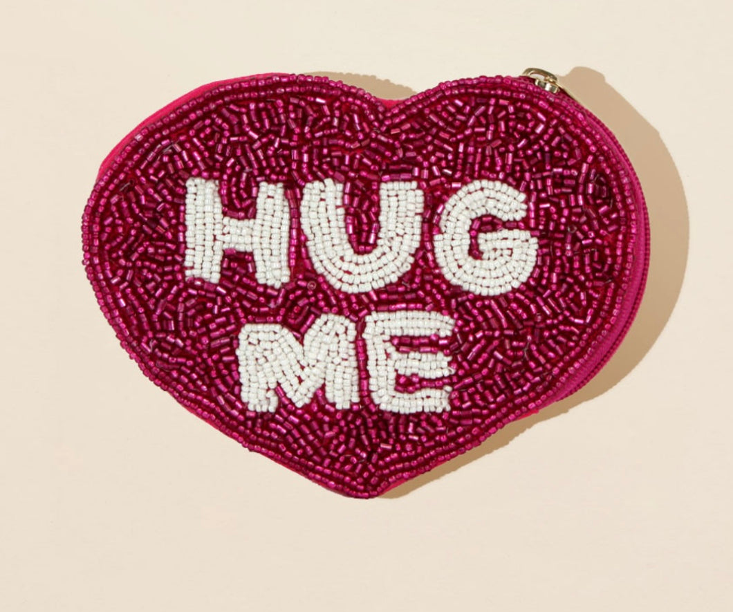 Beaded Hug Me Pouch