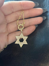 Load image into Gallery viewer, Star of David Charm Necklace
