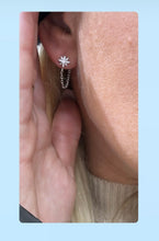 Load image into Gallery viewer, Star Chain Stud Earrings
