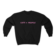 Load image into Gallery viewer, CATS Over People Crewneck Sweatshirt
