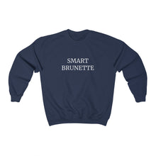 Load image into Gallery viewer, SMART BRUNETTE NAVY SWEATSHIRT
