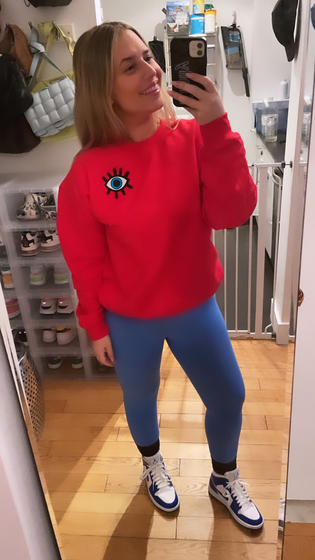 Red Evil Eye Sweatshirt