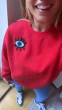 Load image into Gallery viewer, Red Evil Eye Sweatshirt
