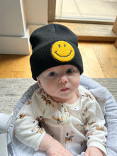 Load image into Gallery viewer, Kids Yellow Terry Smile Beanie
