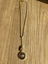 Load image into Gallery viewer, Evil Eye Drop Necklace
